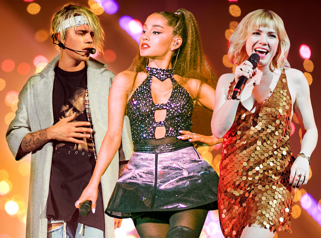 Justin Bieber, Ariana Grande, Carly Rae Jepsen Justin Bieber, Ariana Grande, Carly Rae Jepsen
